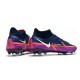 Nike Phantom GT II Elite DF FG Cleats College Navy White Vivid Purple