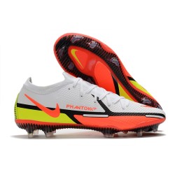 Nike Phantom GT2 Elite FG Boot Motivation Pack - White Bright Crimson Volt