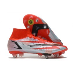 Nike Mercurial Superfly VIII Elite SG Pro Chile Red Black White Total Orange