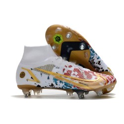 Nike Mercurial Superfly VIII Elite SG Pro White Red Gold