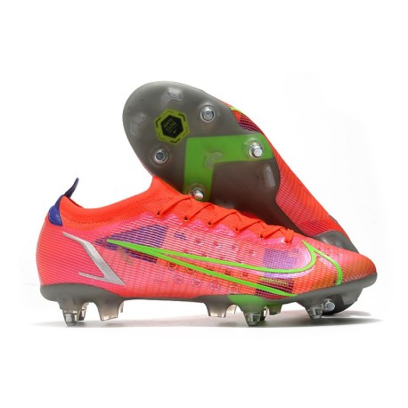 Nike Mercurial Vapor XIV Elite SG-Pro Bright Crimson Metallic Silver