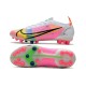 Nike Mercurial Vapor 14 Elite AG PRO Dragonfly - White Metallic Silver Dark Raisin