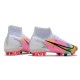 Nike Mercurial Superfly VIII Elite AG PRO Dragonfly - White Metallic Silver Dark Raisin