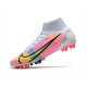 Nike Mercurial Superfly VIII Elite AG PRO Dragonfly - White Metallic Silver Dark Raisin