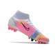 Nike Mercurial Superfly VIII Elite AG PRO Dragonfly - White Metallic Silver Dark Raisin