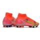 Nike Mercurial Superfly VIII Elite AG PRO Bright Crimson Metallic Silver