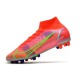 Nike Mercurial Superfly VIII Elite AG PRO Bright Crimson Metallic Silver