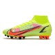 Nike Mercurial Superfly VIII Elite AG PRO Volt Bright Crimson Black