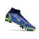 Nike Mercurial Superfly VIII Elite AG PRO Recharge - Sapphire Volt Blue Void