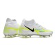 Nike Phantom GT II Elite DF FG Cleats White Black Blue Volt