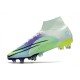Nike Mercurial Superfly VIII Elite SG Pro Dream Speed 5 - Barely Green Volt Electro Purple