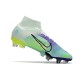 Nike Mercurial Superfly VIII Elite SG Pro Dream Speed 5 - Barely Green Volt Electro Purple