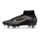 Nike Mercurial Superfly VIII Elite SG Pro Shadow - Black Gold Silver