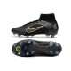 Nike Mercurial Superfly VIII Elite SG Pro Shadow - Black Gold Silver