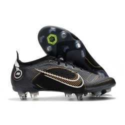 Nike Mercurial Vapor XIV Elite SG-Pro Shadow - Black Metallic Gold Metallic Silver