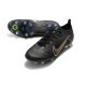 Nike Mercurial Vapor XIV Elite SG-Pro Shadow - Black Metallic Gold Metallic Silver