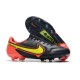 Nike Tiempo Legend 9 Elite FG Soccer Cleats Black Yellow Red