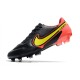 Nike Tiempo Legend 9 Elite FG Soccer Cleats Black Yellow Red