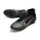 Nike Mercurial Superfly VIII Elite AG PRO Shadow - Black Metallic Gold Metallic Silver