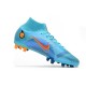 Nike Mercurial Superfly VIII Elite AG PRO Blueprint - Chlorine Blue Laser Orange Marina