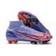 Nike Mercurial Superfly VIII Elite AG PRO Mbappe Light Thistle Metallic Silver