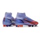 Nike Mercurial Superfly VIII Elite AG PRO Mbappe Light Thistle Metallic Silver