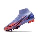 Nike Mercurial Superfly VIII Elite AG PRO Mbappe Light Thistle Metallic Silver