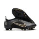 Nike Mercurial Vapor 14 Elite AG Shadow - Black Metallic Gold Metallic Silver