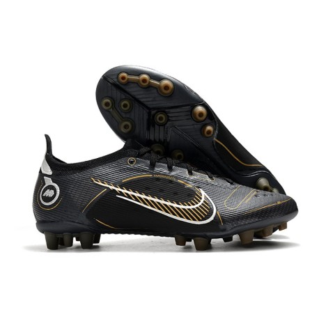 Nike Mercurial Vapor 14 Elite AG Shadow - Black Metallic Gold Metallic Silver
