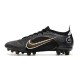 Nike Mercurial Vapor 14 Elite AG Shadow - Black Metallic Gold Metallic Silver