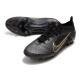 Nike Mercurial Vapor 14 Elite AG Shadow - Black Metallic Gold Metallic Silver