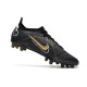 Nike Mercurial Vapor 14 Elite AG Shadow - Black Metallic Gold Metallic Silver