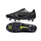 Nike Tiempo Legend 9 Elite SG Pro Black Dark Smoke Grey Summit White