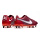 Nike Tiempo Legend 9 Elite SG Pro Blueprint - Team Red White Hibiscus
