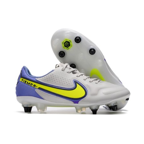 Nike Tiempo Legend 9 Elite SG Pro Grey Fog Volt Sapphire