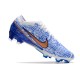 Nike Air Zoom Mercurial Vapor 15 Elite FG Firm Ground White Blue Gold