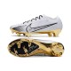 Nike Air Zoom Mercurial Vapor 15 Elite FG Firm Ground White Gold Black