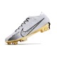 Nike Air Zoom Mercurial Vapor 15 Elite FG Firm Ground White Gold Black