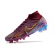 Nike Zoom Mercurial Superfly 9 Elite AG PRO KM Dark Beetroot Mtlc Vivid Gold