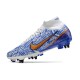 Nike Air Zoom Mercurial Superfly 9 Elite SG White Blue