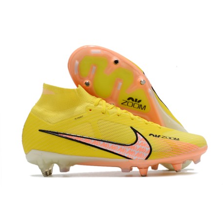 Nike Air Zoom Mercurial Superfly 9 Elite SG Yellow Strike Sunse Glow Doll