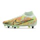 Nike Air Zoom Mercurial Superfly 9 Elite SG Green Dark Blue Orange