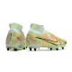 Nike Air Zoom Mercurial Superfly 9 Elite SG Green Dark Blue Orange