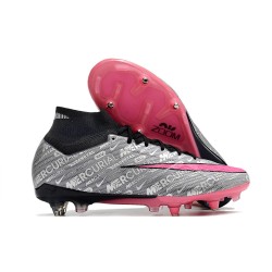 Nike Air Zoom Mercurial Superfly 9 Elite SG Metallic Silver Pink Blast 