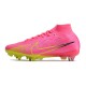 Nike Air Zoom Mercurial Superfly 9 Elite SG Pink Blast Volt Gridiron