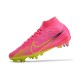 Nike Air Zoom Mercurial Superfly 9 Elite SG Pink Blast Volt Gridiron